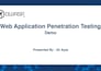 do a penetration test of your website